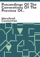 Proceedings_of_the_conventions_of_the_province_of_Maryland