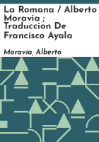 La_romana___Alberto_Moravia___traduccion_de_Francisco_Ayala